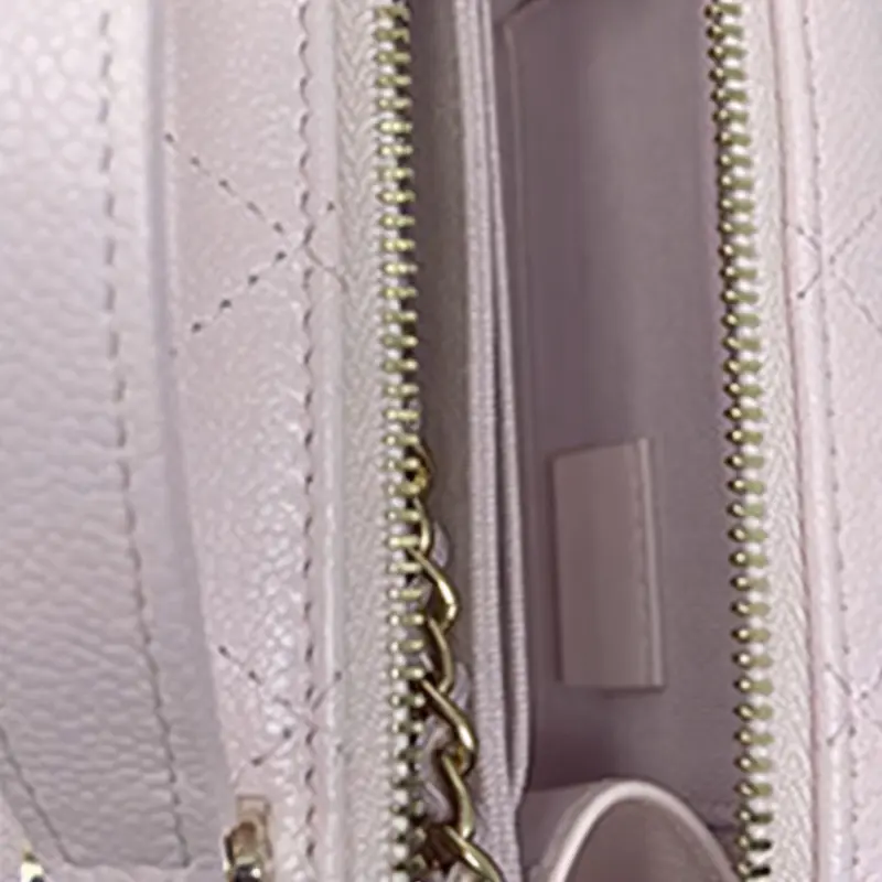 CHANEL Grain Calfskin Box Bag, Camera Bag, Shoulder Bag, Crossbody Bag Mini Women's Baby Pink-3