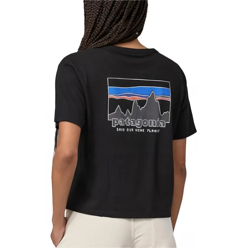 Patagonia Responsibili Tee Drop Shoulder Sleeve T Shirt Women's-13