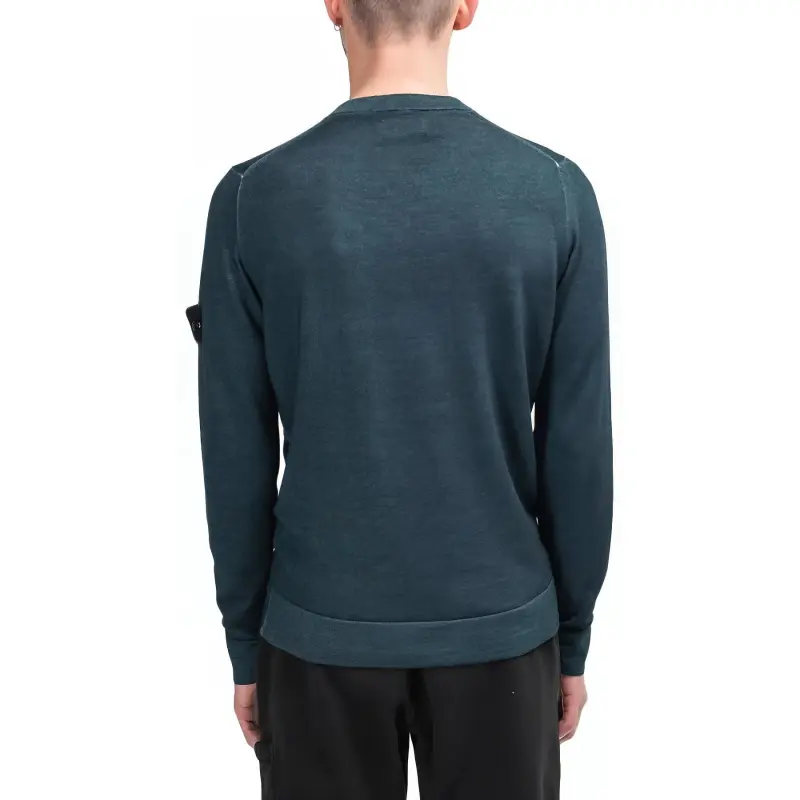 STONE ISLAND Sweater Men Dark Green-1