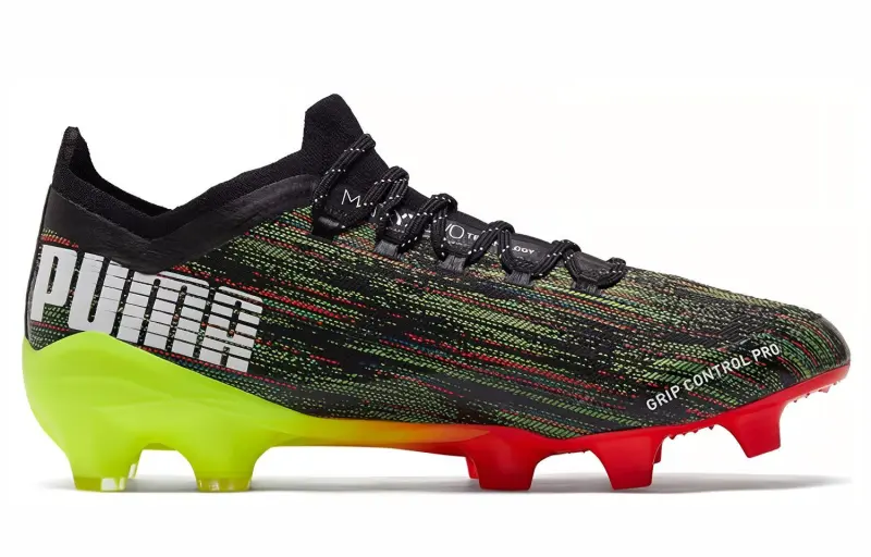 PUMA Ultra 1.2 Fg Ag Black Yellow Alert-1
