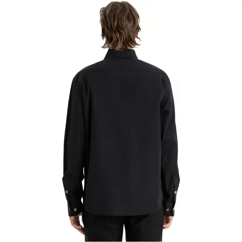 Feng Chen Wang Logo print Cotton blend Shirt-2