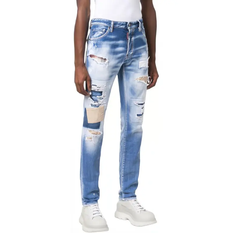 DSQUARED 2 Bleach Effect Jeans-4