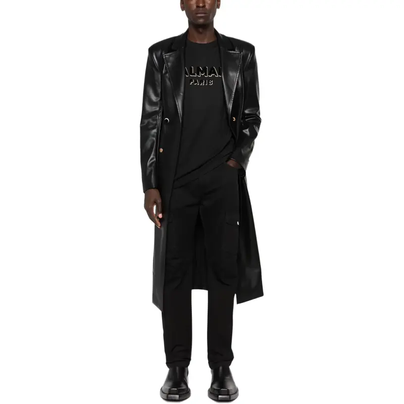 BALMAIN Pocket Detailed Tapered Leg Trousers-1