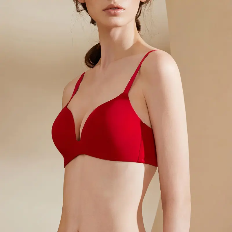 JINSANT Underwear Set Women's Red-2