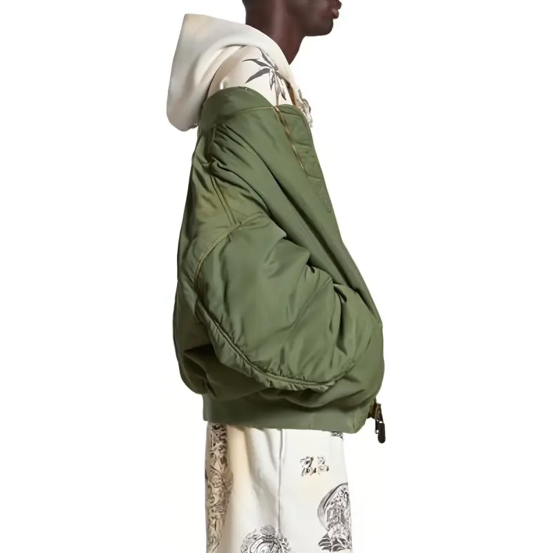 Balenciaga Zip Up Bomber Jacket-3