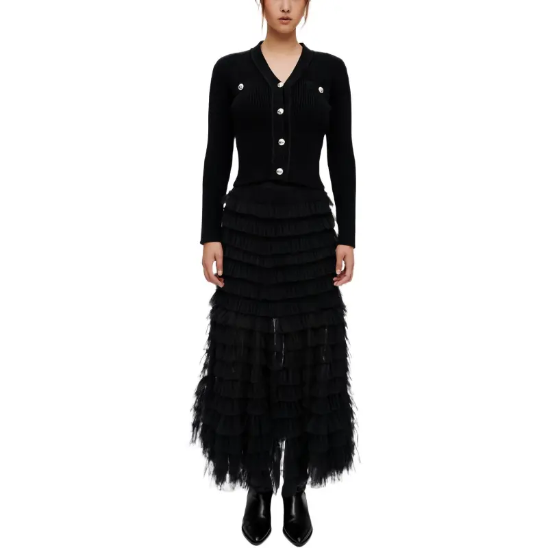 Maje FW22 Knitwear Women's Black-1