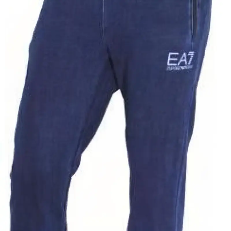 EMPORIO ARMANI EA7 Knitted Sweatpants Men Marine Blue-5