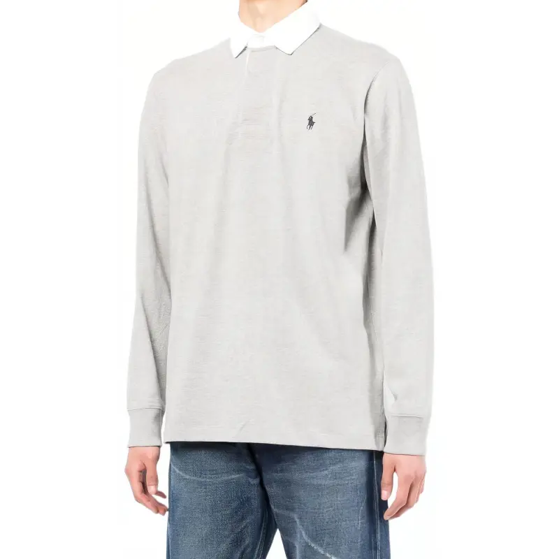 Polo Ralph Lauren SS22 Polo Shirt Men's Gray-2
