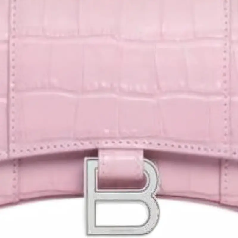 Balenciaga Calfskin Shoulder Bag Women's Pink-5