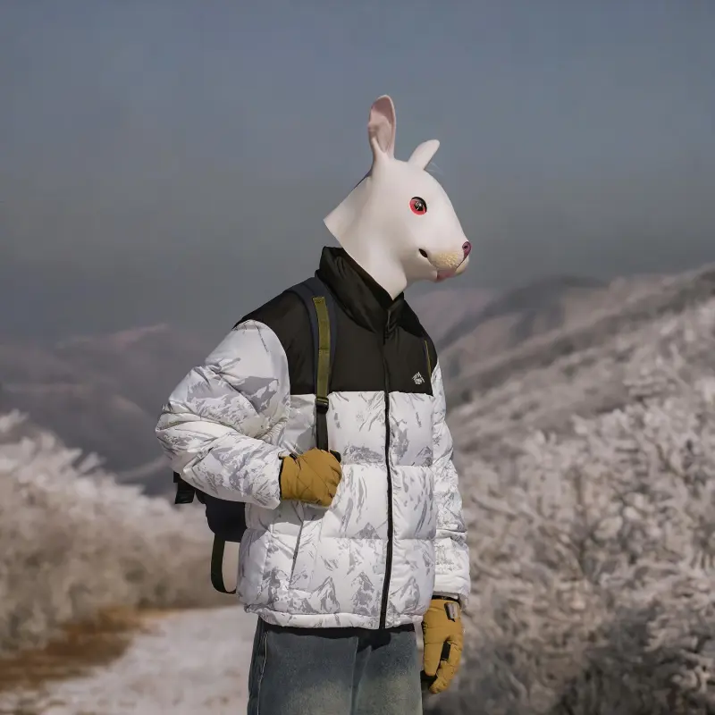 Rabbit House Down Jacket Unisex-3