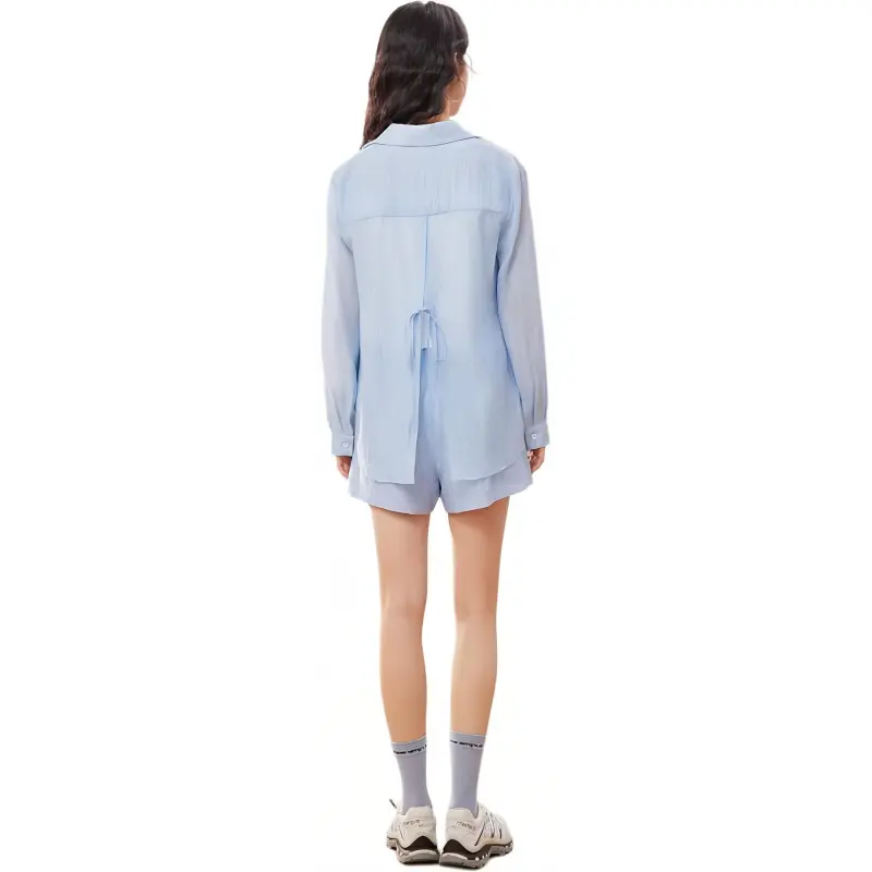 Love To Serve Skirt Set Women's Blue-0
