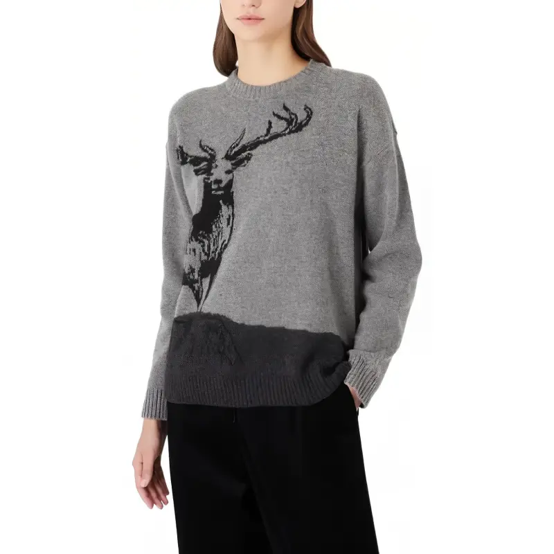 EMPORIO ARMANI Sweaters Women's Gray-1