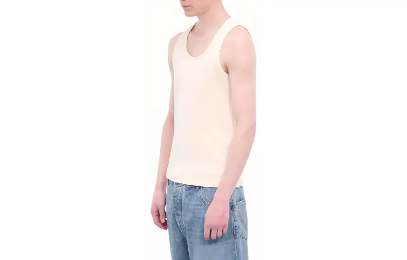 Bottega Veneta SS24 Tank Top Men's Beige-2