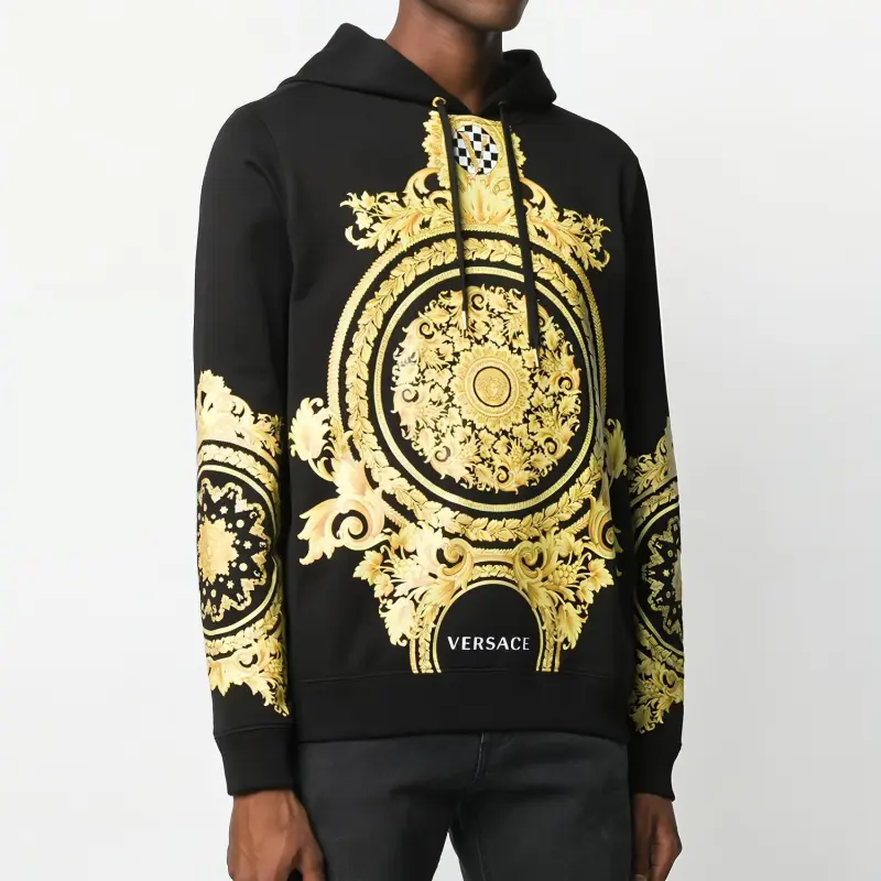VERSACE Le Pop Classique Print Hoodie 'Black'-1