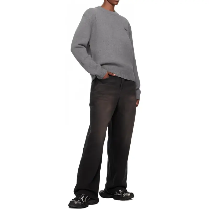 WE11DONE Sweaters Men Gray-4