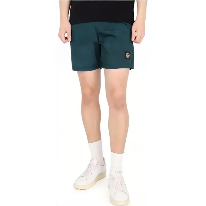 STONE ISLAND Embroidered logo Swim Shorts-3