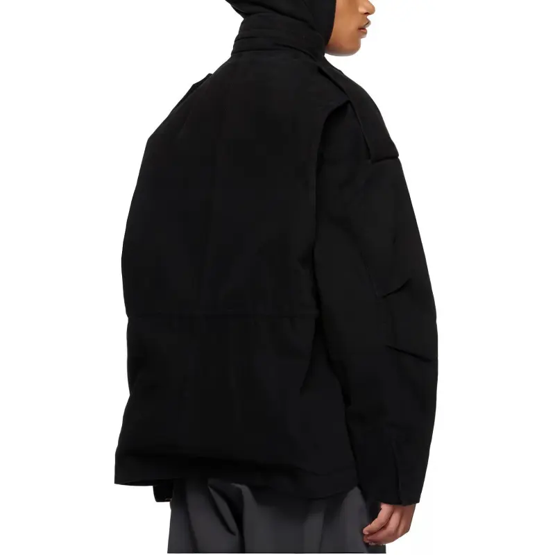 WE11DONE Jackets Coats Unisex Black-3