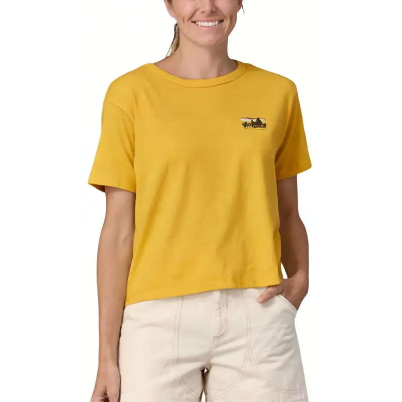 Patagonia Responsibili Tee Drop Shoulder Sleeve T Shirt Women's-16