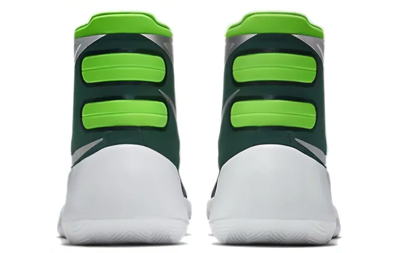 Nike Hyperdunk Cushioning High-Top Basketball Shoes Men's Green Asian Version-3