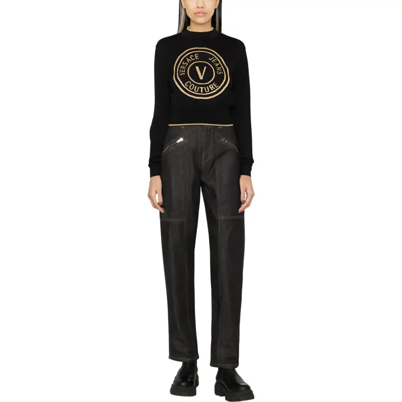 VERSACE JEANS COUTURE Sweater Women's Black-1