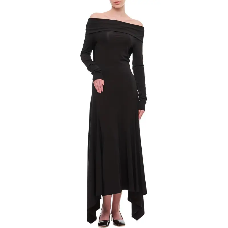MaxMara Off Shoulder Long Sleeved Dress-2
