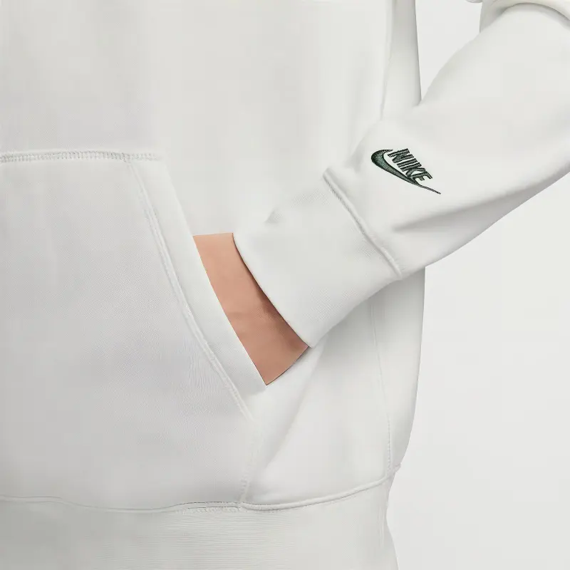 Nike Club Sweatshirt Men's Sail White/Fir Green-6