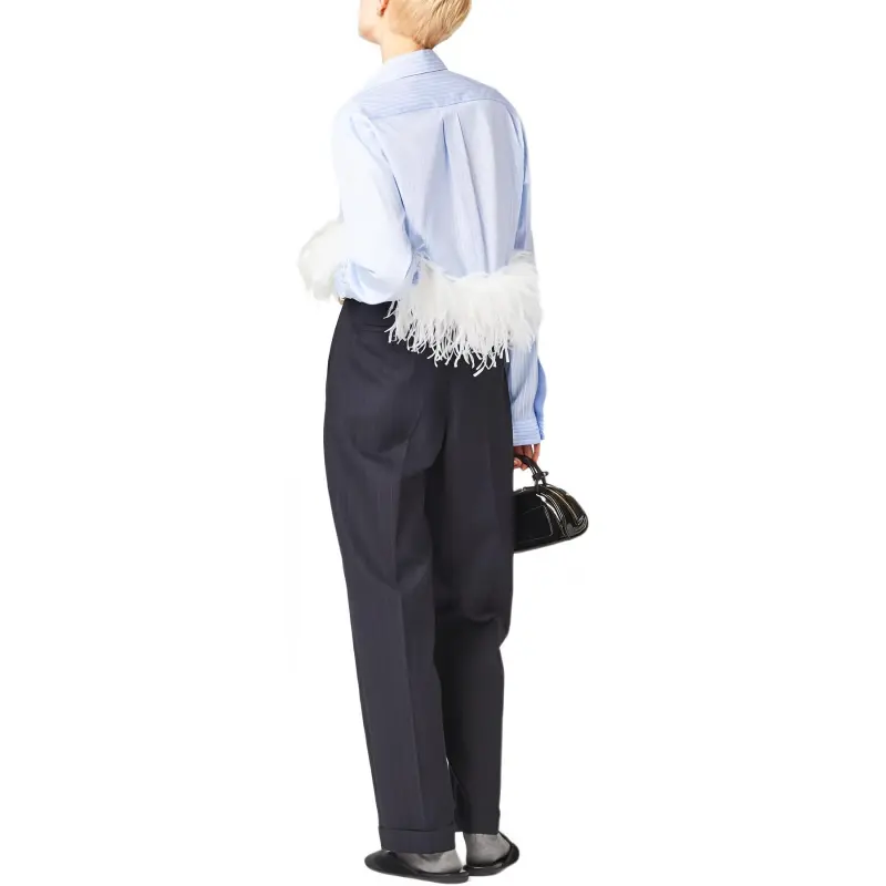 MIU MIU SS24 Shirt Women's Sky Blue-2