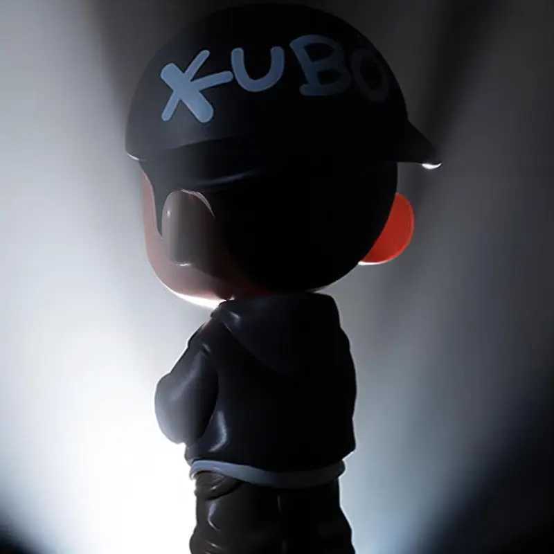 POP MART KUBO SPACE Rap Artist Collaboration Hang Tag Box 8.8cm-2
