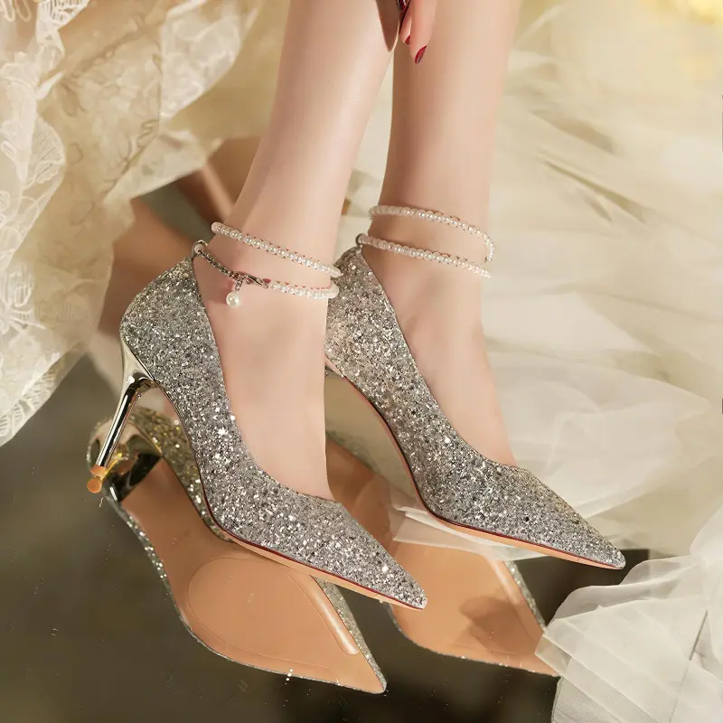 Lanza Gift Box Set Slim Heel High Heels 6.5CM Women's-53