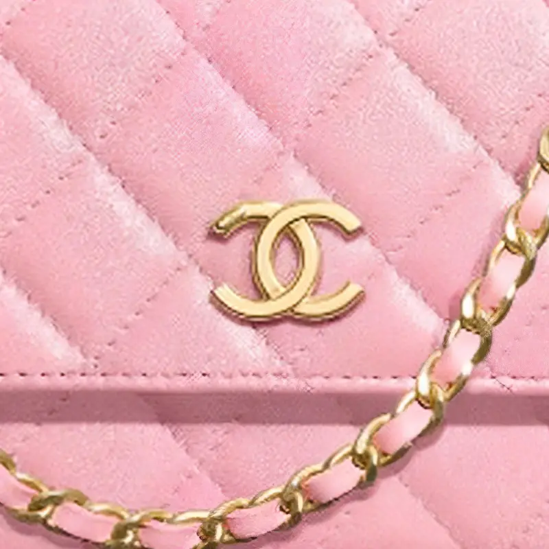 CHANEL Sheepskin Kelly Bag, Mini Bag, Handbag, Shoulder Bag, Crossbody Bag Trumpets Women's Pink-1