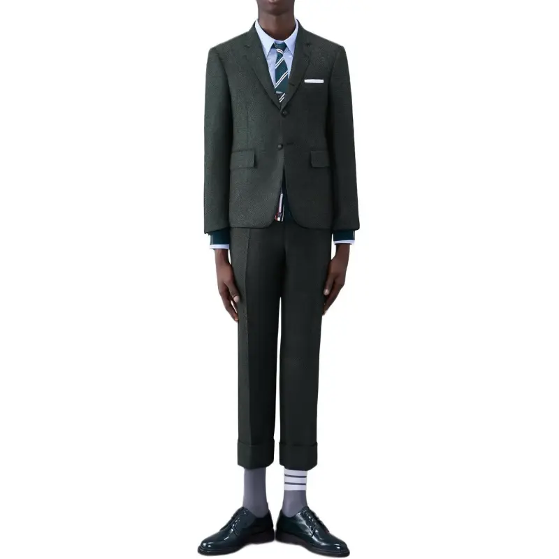 THOM BROWNE Single Breasted Tailored Blazer-2