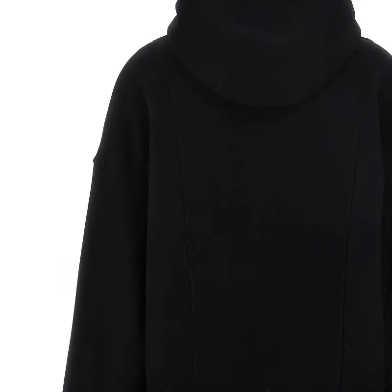 SAINT LAURENT Zip Detailed Long Sleeved Hoodie-5