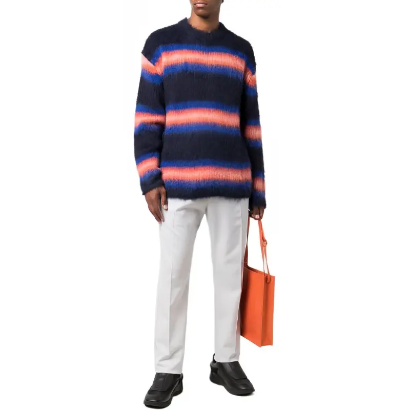 KENZO Cashmere Sweaters Men Purple-1