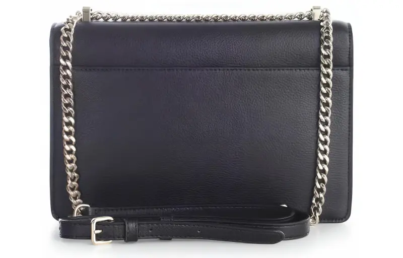 DKNY Leather Crossbody Bag Shoulder Bag Women's Black-1