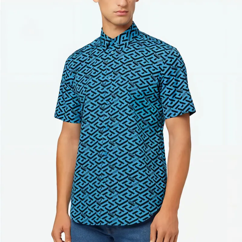 VERSACE VERSACE Shirt Men's Blue-2