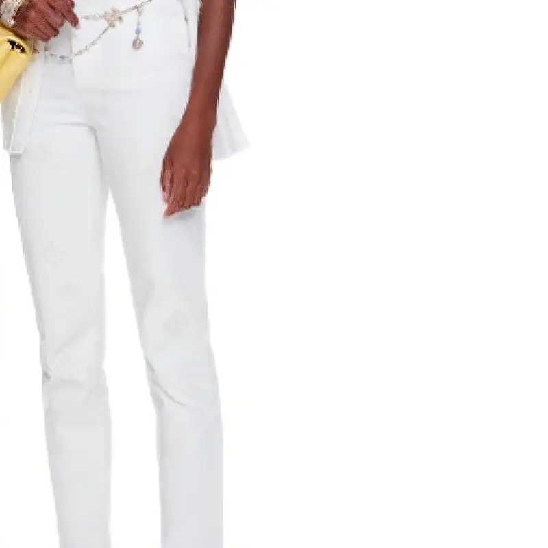CHANEL Jeans Women's White-2