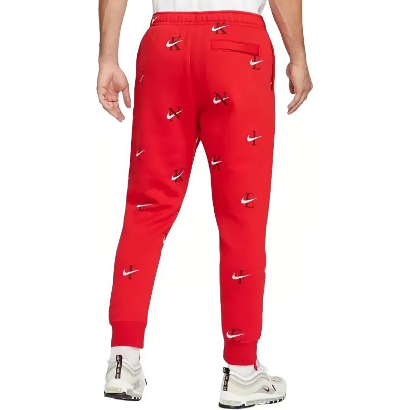 Nike Knitted Sweatpants Men Red-4