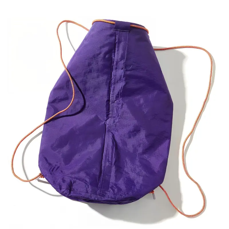 LANQI Polyamide Backpack Large Size Unisex Purple/Black/White-1
