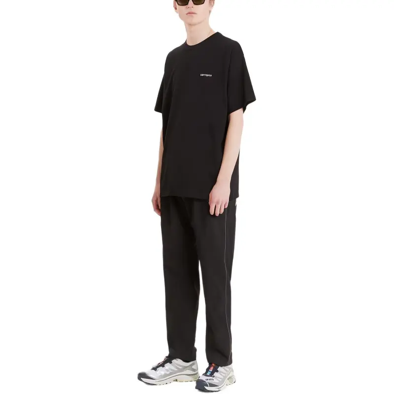 Carhartt WIP Script Logo Embroidered T Shirt-2