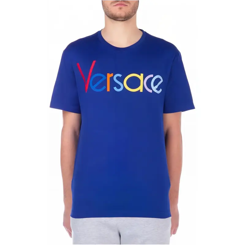 VERSACE T Shirts Men Blue-1