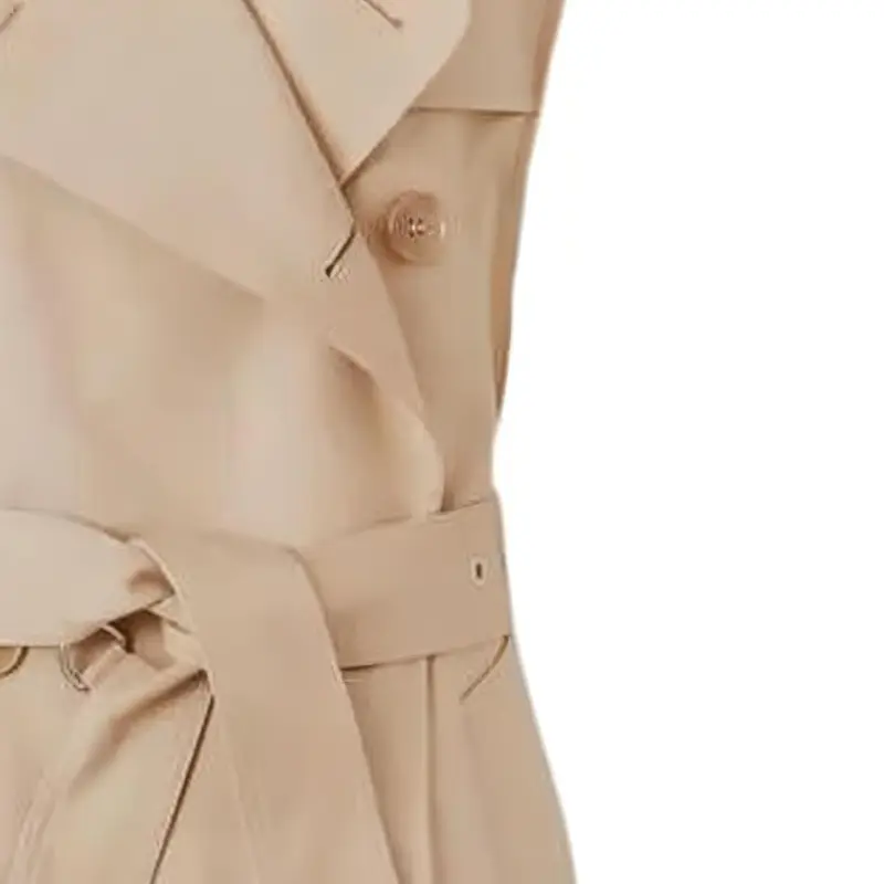 Burberry Trench Coats Women's Brown-4