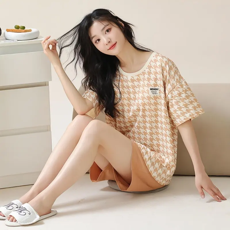 MADALLO Pajama Set Women's Earth Yellow-5