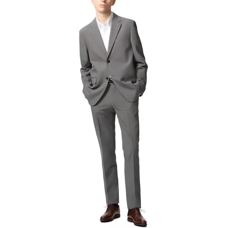 UNIQLO Business Suit Men's Sky Gray-2
