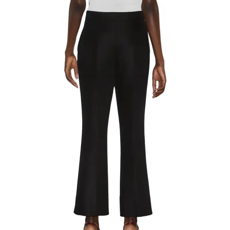 GUCCI Logo Embroidered Bootcut Leg Trousers-2