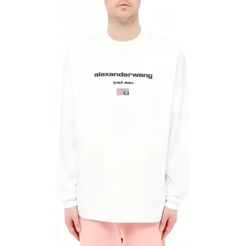 Alexander Wang Sweatshirts Unisex White-5