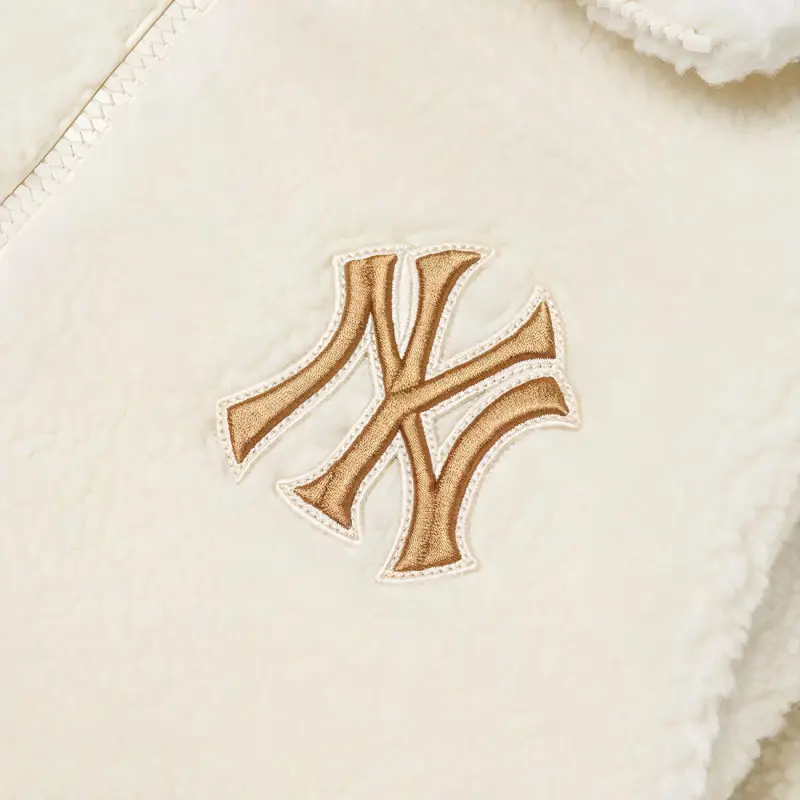 MLB Cropped Coats Women's White-3
