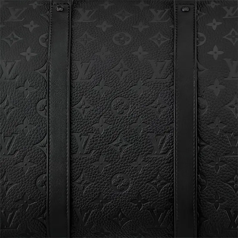 LOUIS VUITTON Keepall Bandouliere 50 Black/Black-5