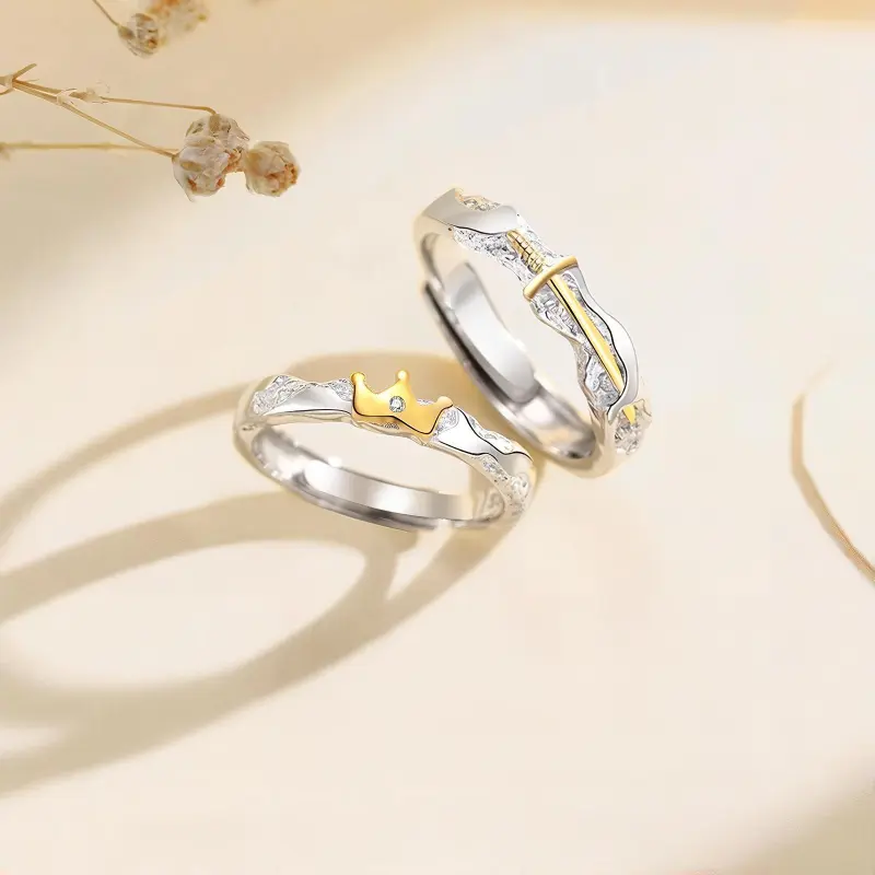 Golden Kite S925 Silver Rings Unisex-15