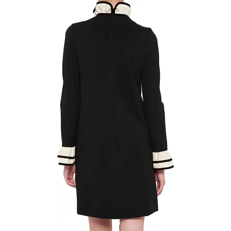 GUCCI Long Sleeved Dresses Women's Black-2
