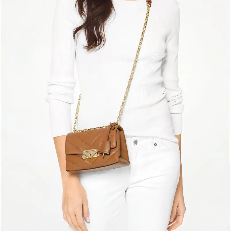 MICHAEL KORS MICHAEL KORS Handbag Collection Cece Leather One Shoulder Handbag Crossbody Bag Women's Brown-2